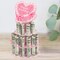 Pink Heart Cake Birthday Money Gift Display, DIY Cash Holder Stand with 20 Bill Slots, Vintage Coquette Cash Cake Gift Stand for Girls Birthday Party